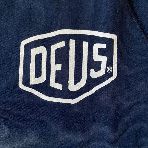 NWT - Deus Ex Machina Venice Address Crew Sweatshirt Navy XS - Picture 3 of 7